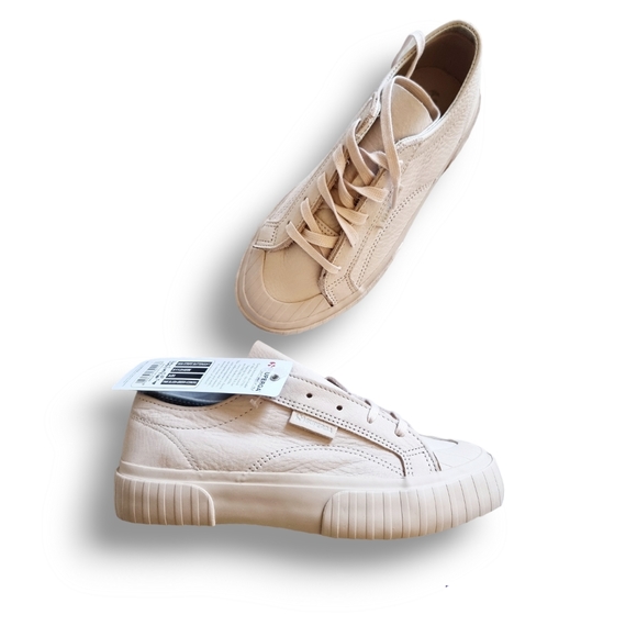 SUPERGA 2630 Stripe Buttersoft Shoes in Pink Blush-Green Iceberg - Picture 4 of 15
